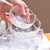 法蘭晶金边沙拉碗甜品碗玻璃盆玻璃碗玻璃碗套装碗具家用日式碗水果盘 金边碗中号（两只装）