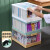 JEKO&JEKO可折叠书籍收纳箱书本收纳盒玩具衣服整理箱书箱储物箱40L 奶白色