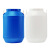 龙程 50L加厚大口密封酵素发酵圆桶带盖胶桶塑料桶包装方桶废液桶 50L酵素桶 白色