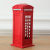 浪漫电话亭  储蓄罐英国伦敦红色电话亭模型邮筒摆件活动小礼品纪念品儿童礼物i 20cm高 蓝色电话亭