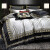 柏黎瑞（BERRY）豪华别墅欧式床上用品四件套 新中式金色新中式床品宫廷风多件套 波赛尔庄园-灰【床盖款六件套】  1.8m床（被套200*230cm）