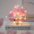 禾娘帆船模型摆件带灯木质工艺船一帆风顺北欧风客厅装饰品摆件 自由号32厘米（附灯）