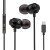 金响 type-c有线耳机数字音频解码耳塞手机入耳式适用于 黑色 苹果iPhone15 Pro Max/15plus