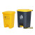 废料化学品分类垃圾箱脚踏垃圾桶锐器加厚型塑料加厚大桶针筒 20L加厚脚踏桶-灰色 无
