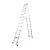 登月（DENGYUE）DYZR-32伸缩单升梯竹节折叠梯多功能便携式铝合金单面