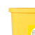 希万辉 医疗垃圾桶黄色诊所用脚踏式医疗废弃物垃圾桶摇盖大小号 25L黄色专用
