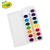 绘儿乐（Crayola）儿童16色固体颜料含画刷水溶水彩水粉绘画涂鸦可水洗颜料