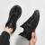 回力男鞋学生运动鞋子男厚底休闲鞋户外跑步鞋 WL(AB)-0486 全黑色 43