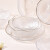 法蘭晶玻璃水果盘客厅家用茶几现代简约沙拉碗点心糖果盘零食盆干果盘 金边花语盘【大号】
