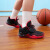 adidas DEEP THREAT魔术贴中帮篮球鞋男小童儿童阿迪达斯官方 黑/红 34(210mm)