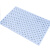 七彩阁 方形防滑垫 吸盘地垫 浴室垫 单位：件 淡蓝【大孔排水】	36*72cm