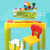 邦宝（BanBao）积木拼装宝宝儿童启智多功能游戏积木桌3岁+玩具礼物 积木桌+动物系列4盒 约90颗粒