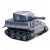 闲牛网红mini迷你遥控坦克Q版超小型军事电动坦克模型儿童玩具车 迷彩坦克【约9cm】