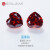 GIGAJEWE红色 心形手工切割莫桑石 VVS1 高级裸石 珠宝制作 多种规格 6.5mm 1克拉