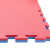 金诗洛 泡沫防滑地垫 T型纹红蓝-厚2cm 1*1米 跆拳道地垫 地板垫舞蹈体操垫 KT-080
