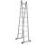 穆运 铝合金人字梯工程用梯子加厚折叠梯 家用梯 双面梯子（送货上门） 1.5米标准人字直梯3米