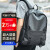 POLO 双肩包男士休闲旅行背包学生书包大容量时尚电脑包可装15.6英寸ZY090P801J 骑士黑
