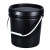 闲遇 工业级塑料桶带盖密封桶塑胶桶涂料桶油墨桶 10L乳白色 带盖