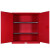 广立顺 防爆柜 锂电池危化品储存柜化学品酒精工业防火安全柜 110加仑红色
