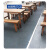 海斯迪克 PVC镂空防滑垫 S形塑料地毯浴室地垫门垫 灰色0.9m*1m (厚5.5mm) HKT-281