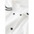 独束大码女装棉肌理提花海军风减龄衬衫女2022春装新款撞色翻领衬衣22DS1163 白色 L