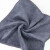 海斯迪克 HKY-190 超细纤维方巾 擦车毛巾 柔软吸水抹手巾 灰色10条