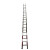 晟泰邦 红白竹梯  含梯套 喷红白荧光漆(单位：套) 6.3米 17级