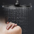 松下（Panasonic）淋浴花洒套装  优质陶瓷阀芯沐浴除垢顶喷   GPSBE101B 黑色	