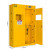 沛桥PQ-2948气瓶柜钢瓶柜危险气体存储柜黄色三瓶二代报警器