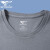 七匹狼男士短袖T恤男男式上衣圆领打底衣纯色T恤衫全棉打底衫 浅灰 XL(建议120-140斤)