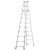 艾科堡 铝合金人字梯3.5米十步梯加固款折叠登高工程梯便携扶梯 AKB-RZT-113