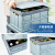 悦卡后备箱收纳箱汽车储物箱折叠车载尾箱整理箱家用经典大号55L-蓝色