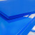 施尔福 货架仓储家用置物架轻型仓库库房展示架金属层架中型货物架子 蓝色-四层-主架 轻型加厚 长150* 宽40* 高200cm