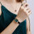 聚利时（Julius）手表女复古小方盘简约气质时尚小绿表学生女士手表宝石绿JA-1255B