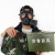 护力盾 FNJ05防毒面具活性炭过滤式呼吸面具头戴式防护面具 单面具+民品罐+迷彩包+行军箱