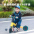KinderKraftkk儿童三轮车脚踏车可推可骑小孩多功能遛娃神器1-3岁 乌姆黄
