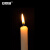 安赛瑞 应急照明蜡烛 室内日夜用大号长杆停电耐烧防灾 1.8x18cm白色10根 310092
