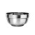 贝瑟斯 304不锈钢碗家用饭碗汤碗双层防烫小盆子食堂成人儿童碗 11.5CM