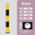 聚远（JUYUAN）太阳能频闪灯警示柱警示柱路桩带灯防撞超强反光地桩 固定款黑绿色+黄色灯 114×1000MM 1件价