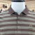 GOLF MODERN高尔夫t恤官方夏季短袖POLO衫男商务条纹爸爸装休闲中年男士上衣 军绿 7363 4XL