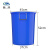 魅祥 大号圆桶塑料水桶加厚储水桶 酒店厨房工业环卫物业垃圾桶发酵桶 60升不带盖(蓝色)