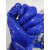 春蕾（CHUNLEI）999加厚颗粒防滑手套长度27公分加大码一捆10双建 蓝色春蕾999颗粒防滑手套10双 XL