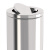 科力邦（Kelibang） 不锈钢垃圾桶38*73cm 摇盖桶圆桶户外商场酒店宾馆圆形垃圾箱翻盖港式桶立式果皮箱 KB1025 本色