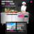 乐创（lecon）冷藏工作台商用保鲜冰柜厨房操作台卧式冰柜奶茶店冷冻柜双温 2*0.6/0.8*0.8全冷藏