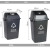 途百灰色摇盖垃圾桶其他垃圾户外带盖小区办公分类垃圾箱塑料翻盖垃圾桶60L