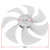 PWS艾美特电风扇CS30-X20 CS30-R21 FS30-X52扇叶厂叶片配件 FS30143R扇叶12寸