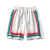 NASA BASE休闲短裤男女款宽松夏季外穿扎染渐变色潮牌高街五分运动沙滩裤子 白色 XL