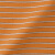 无印良品（MUJI）男式 天竺编织圆领短袖T恤男士打底衫男款 夏季新品AB1MKA4S 橙色条纹 M (170/92A)