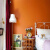橘色粉色橙色色内墙乳胶漆室内自刷墙漆水性涂料油漆 爱马仕橙 1L