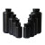黑色塑料瓶125/250/500/1000ml大口窄口HDPE密封液体罐样品储存瓶 大口 1000ml